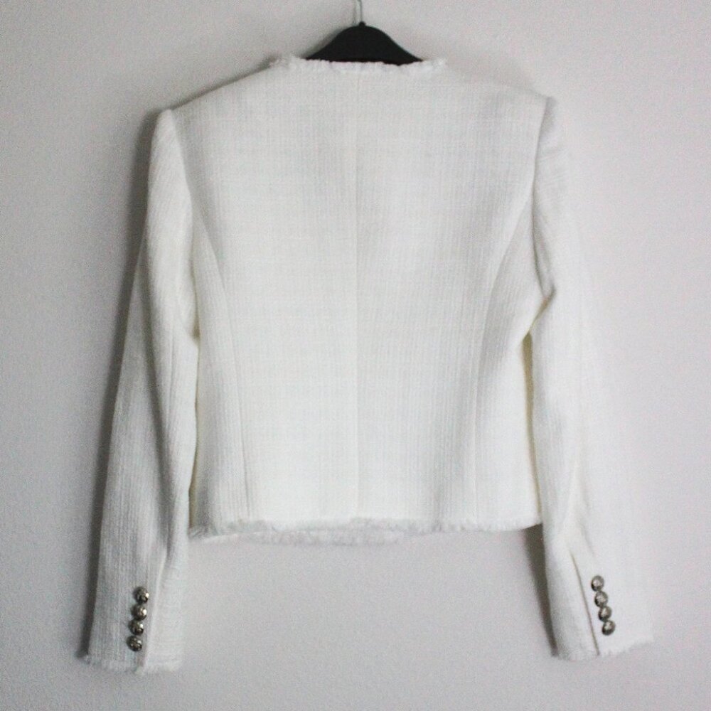 New Veronica Beard Olbia Tweed Jacket, Off White, Sale! - Picture 7 of 12